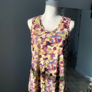 Vera Wang Colorful Sleeveless Women's Dress